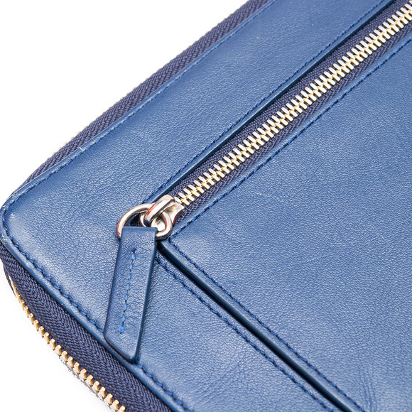 Want Les Essentiels De La Vie Wallet Women size 23X12 Dark Slate Blue - Picture 3 of 5